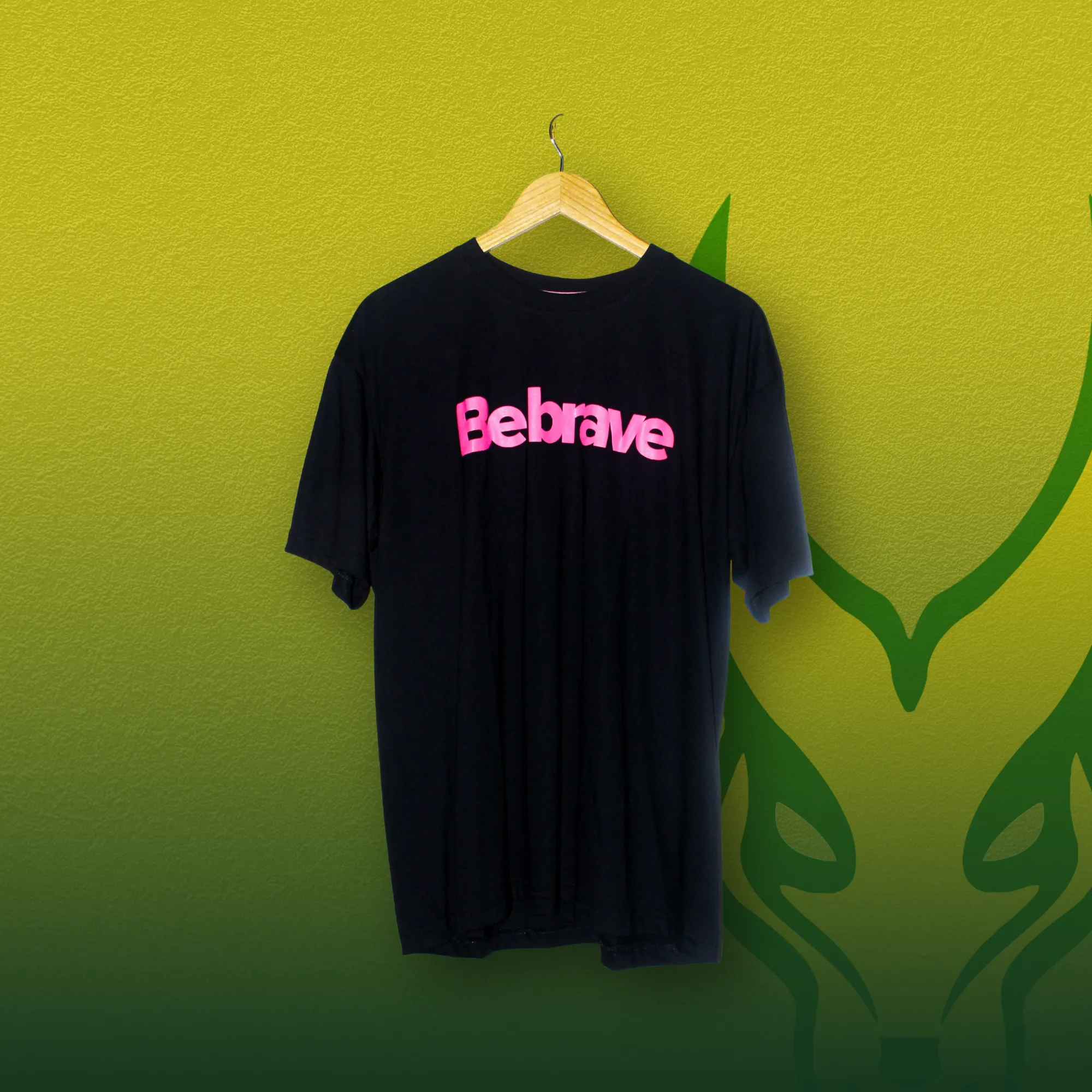 Tshirt, Be Brave, BLK/PINK